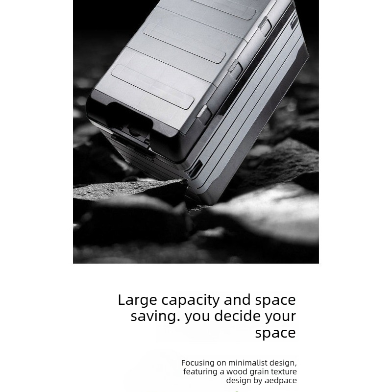 Kutija za skladištenje velikog kapaciteta od 60L, sklopiva, pogodna za organizator gepeka automobila, sklopivi organizator za automobil sa izdržljivim sklopivim, štedljivim sistemom polica za SUV, enterijer vozila (bez potrebe za modifikacijom)