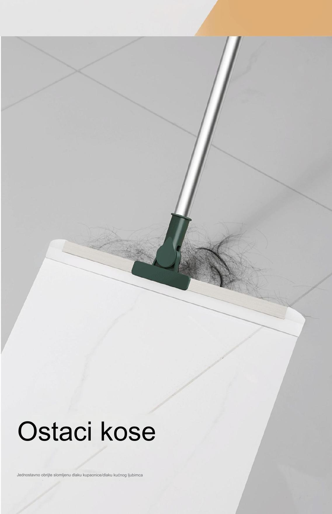 Magična metla i strugač za vodu – Dvofunkcijski ručni čistač