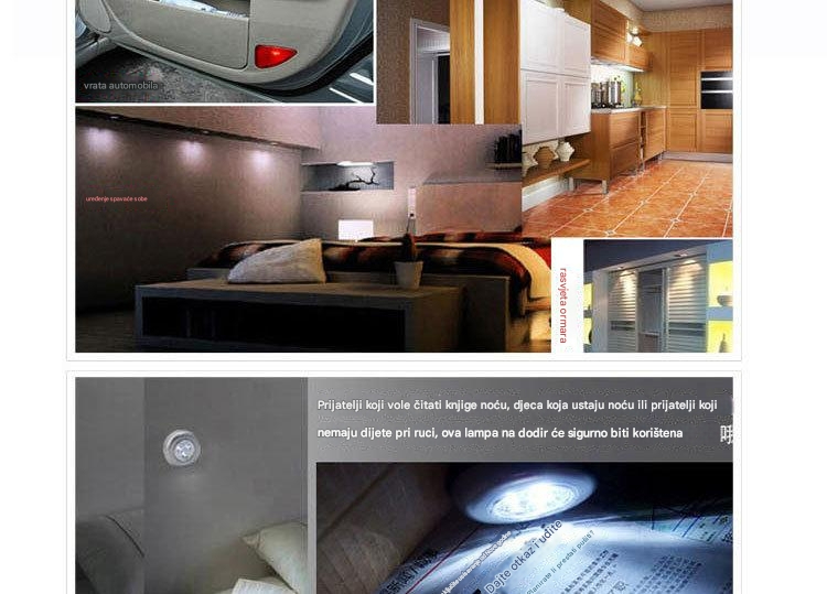 Kreativna Plafonjera sa Kontrolom na Dodir za Čitanje u Autu, Gepek, Ormar, Spavaću Sobu | Nerđajući Čelik, 5V Napajanje Baterijom, Baterija Nije Uključena