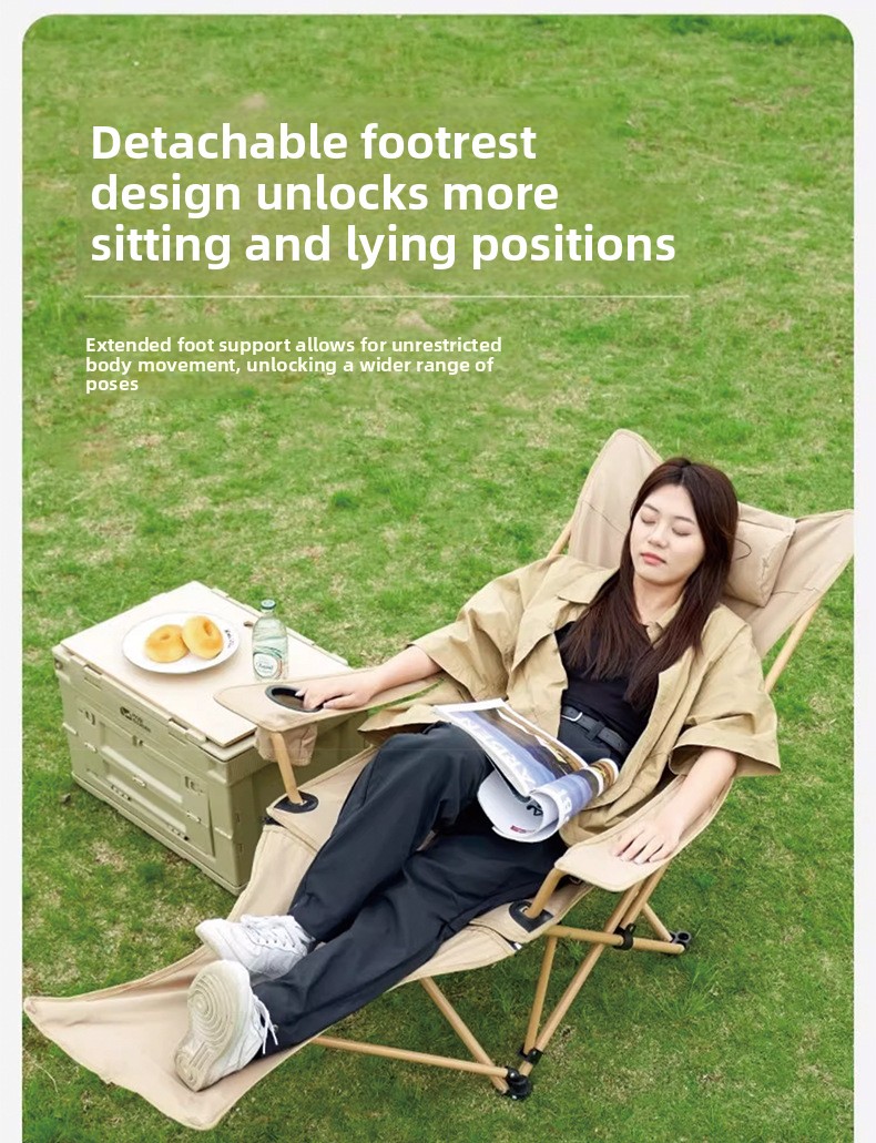 1 kom Velika sklopiva kamp stolica - Podesivi naslonjač sa laganim prenosivim dizajnom, uključuje torbu za nošenje za odrasle - Izdržljiva kompaktna stolica za pecanje, planinarenje, putovanja, kućnu upotrebu i opuštanje | Čvrsta kamp stolica