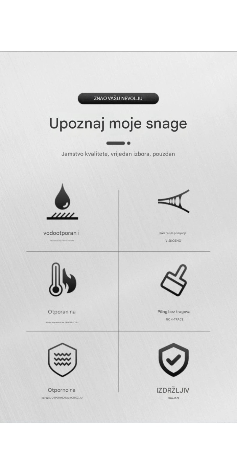 Teška aluminijumska traka - Debeli sloj, nepropusna za šporet, plesan i ulje - Laka primena za krovove, zidove, podove - Izdržljiva za spoljnu i unutrašnju upotrebu (kuhinja, kupatilo, tavan) - Pogodna za šporete, kanale