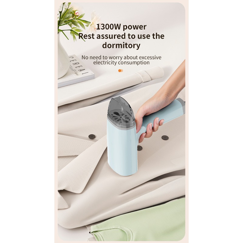 Ručna pegla za veš | Prenosiva mini električna pegla za studente, za kućnu upotrebu sa nepunjivom 9V baterijom