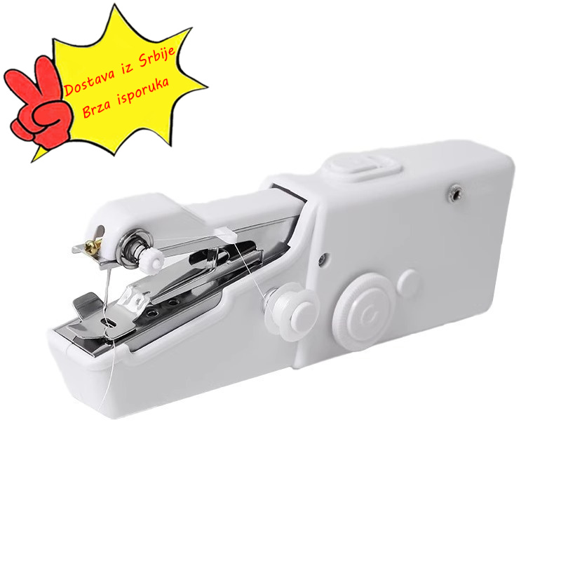 Prenosiva mini mašina za šivenje sa automatskim uvlačivačem konca i 15 vrsta šavova - Rad bez struje, pogodna za DIY, quilting, krojenje, putni dizajn sa torbom za nošenje i adapterom, mehanizam sa jednim pritiskom dugmeta/poluge za početnike i stručnjake