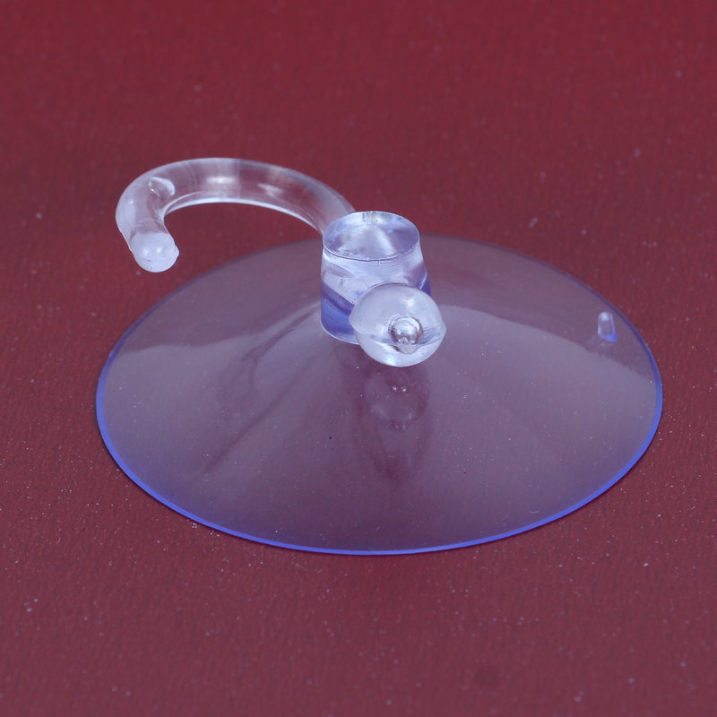 Prozirna vakuum kuka sa vakuumskom čašom | Vakuum kuka za kupatilo, kuhinju, pločice, plastična vakuum kuka, PVC perforirana staklena vakuum kuka, montaža na zid, ekletska stil, višenamenske kuke