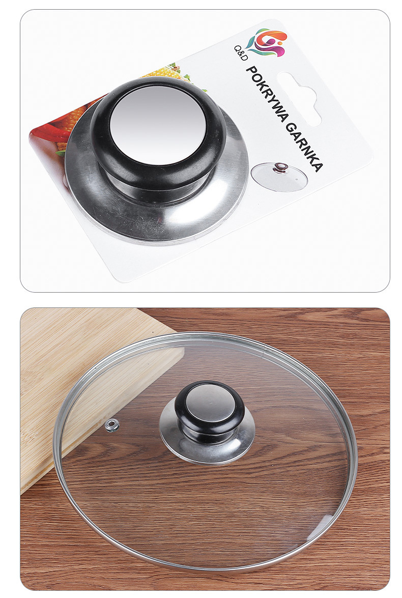 Perle za poklopac od nerđajućeg čelika | Univerzalna ručka za poklopac šerpe sa staklenim poklopcem i dodacima za perle