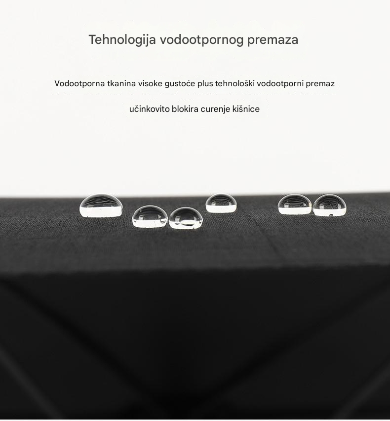 Poslovni Automatski Kišobran sa Dugom Drškom i Ravnom Krilom za Muškarce | Otporan na Vetar i Vodootporan, 8 Rebara, Gvozdeni i Plastični Ram, Netkani Materijal, Zreli Stil