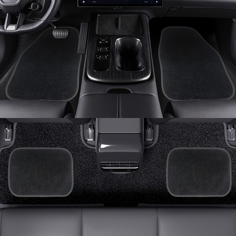 4 komada podnih prostirki, jednostavni stil, prostirke za prednje i zadnje sedište, enterijer dodatak