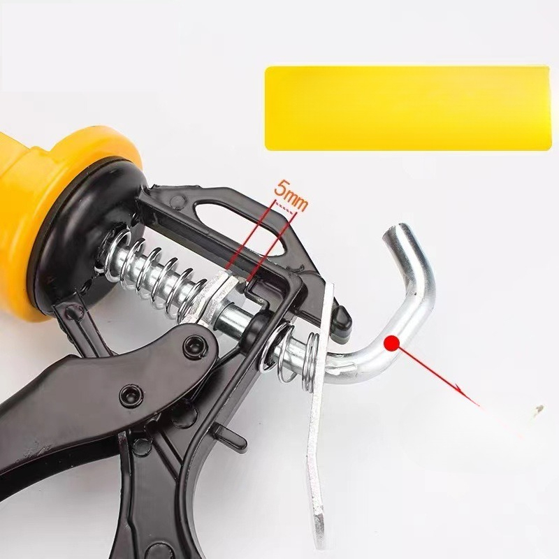 Univerzalni pištolj za fugiranje visoke izdržljivosti - ergonomski, štedljiv pištolj za fugiranje pogodan za silikon i građevinske lepkove. Zadebljani profesionalni alat idealan za kućne DIY projekte, prozore i brtvljenje u kupatilu