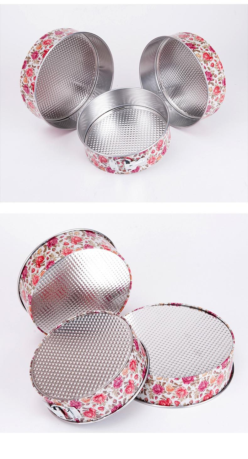 3 komada nelepljivih okruglih kalupa za torte kompatibilnih sa fritezom i rernama - okrugli kalupi sa glatkim ivicama za ravnomerno pečenje, savršeni za bundt torte, torte, anđeoske torte - izdržljivi i lako se izvlače