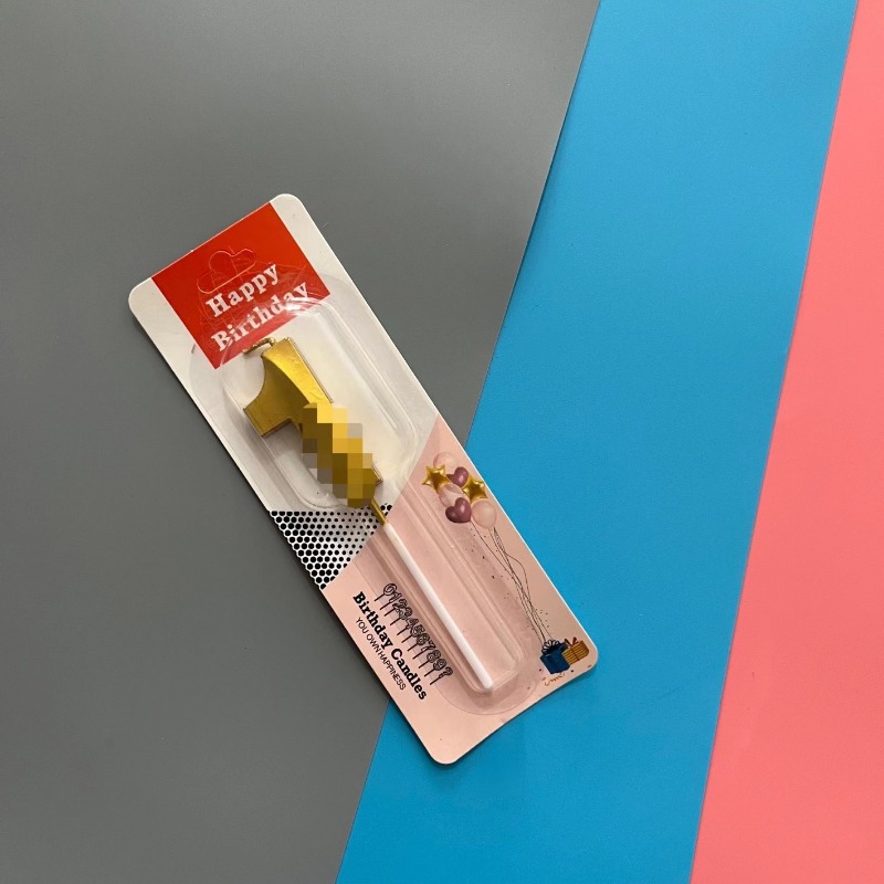 Dijamantna sveća u individualnom pakovanju - Pravi plamen sveće za rođendanske torte, pogodne za upotrebu, vosak (bez) za torte i sveće - Dekoracija za rođendanske zabave