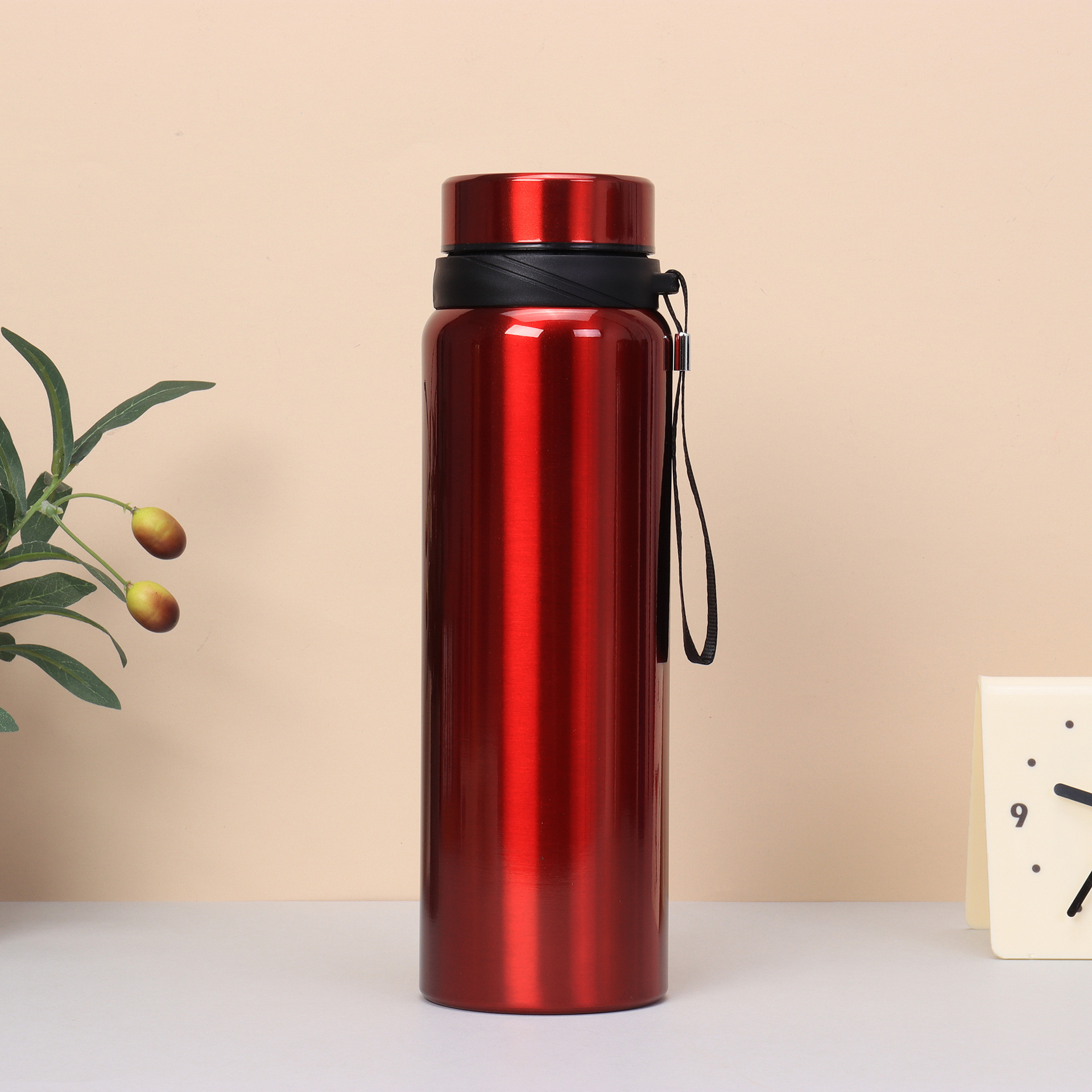 304 Izolovana čaša od nerđajućeg čelika | Prenosivi čajnik velikog kapaciteta za spoljašnju upotrebu, šolja za čaj za kancelariju i posao, idealna za novogodišnje poklone, isključivo ručno pranje