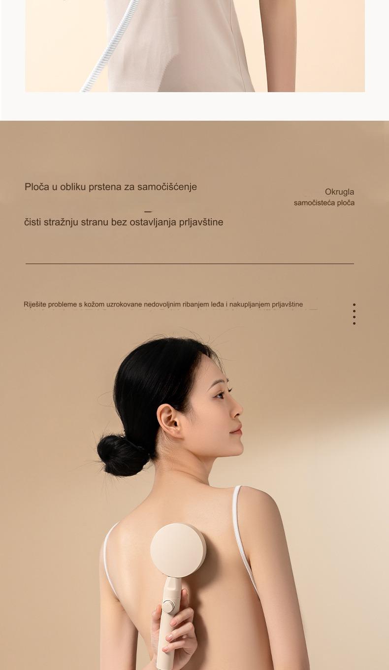 Tuš glava sa 5 brzina i ručnim prskalicom - Izdržljiv ABS sistem za kišni tuš, montaža na plafon/kupatilo, podesivi kišni tuš za moderne kupatila (kompatibilan sa standardnim priključcima za slavinu)