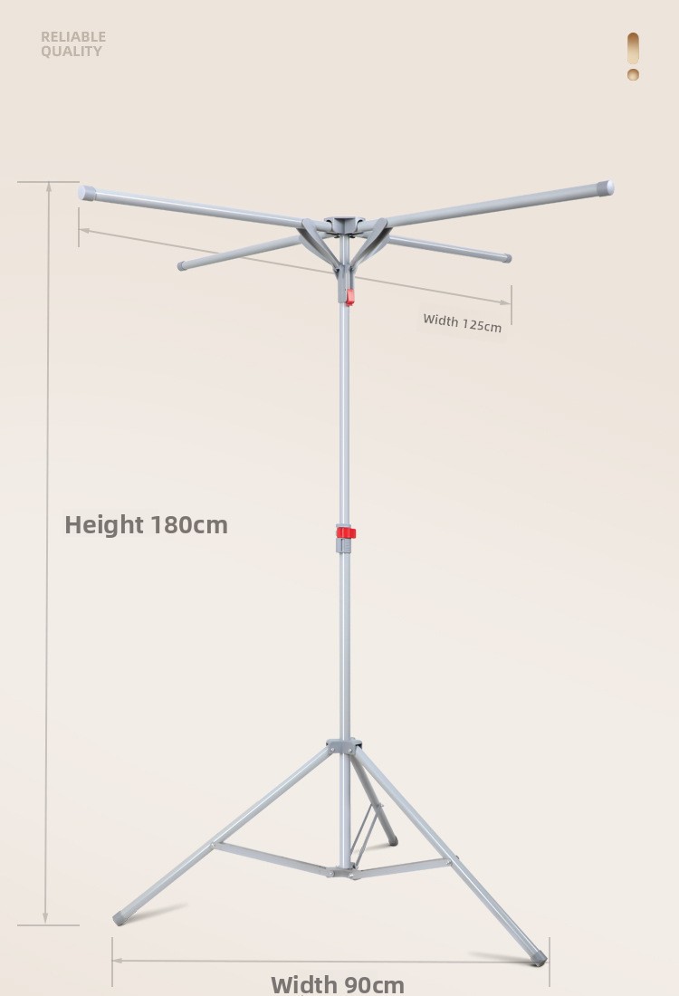 Luksuzni sklopivi metalni stalak za sušenje sa vertikalnim dizajnom, opremljen sa 10 neklizajućih kukica i štipaljki za čarape, savršen za upotrebu u zatvorenom i na otvorenom, štedi prostor, idealan za stanove, kampovanje i putovanja, stalci za sušenje
