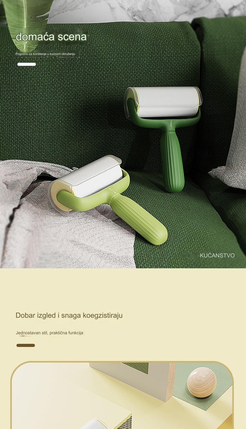 Lepljivi listići za uklanjanje dlaka kućnih ljubimaca, sa ekstra lepljivim površinom koji se lako kida, savršeni za čišćenje odeće i nameštaja