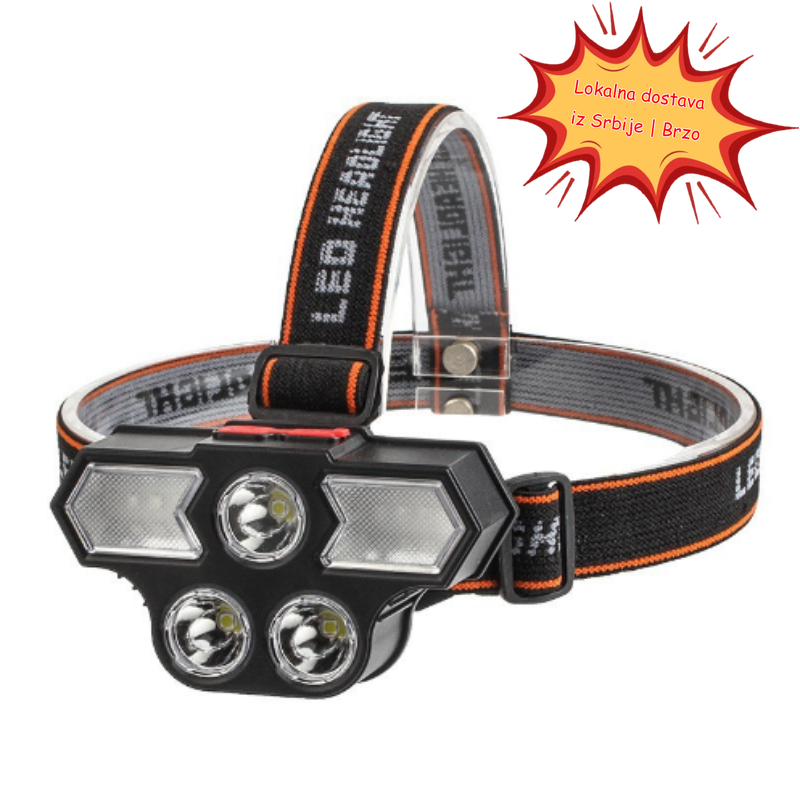 Nova Spoljna Visoko-Svjetleća Višenamenska Prenosiva Rasveta Dugog Dometa i Izdržljivosti za Noćni Ribolov, Dalekometno osvetljenje,Podesivi kaiš,Kompaktan dizajn,Izdržljiva konstrukcija,Lampa bez upotrebe ruku,Lampa za nošenje na glavi,Ljubitelji prirode,Kamperski prikolice