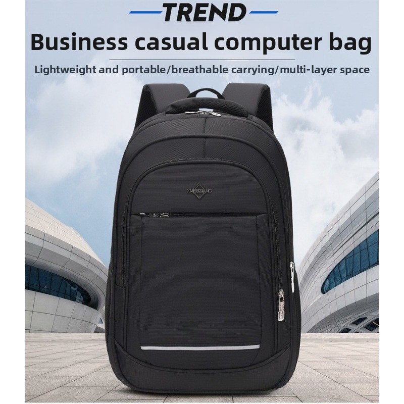 Muški za laptop velikog kapaciteta visokog kvaliteta za posao - Izdržljivi putni od Oxford tkanine sa pregradom za laptop od 39.62cm, podstavljene naramenice i više pregrada za posao, fakultet, školu, putovanja - Izdržljivi za profesionalce