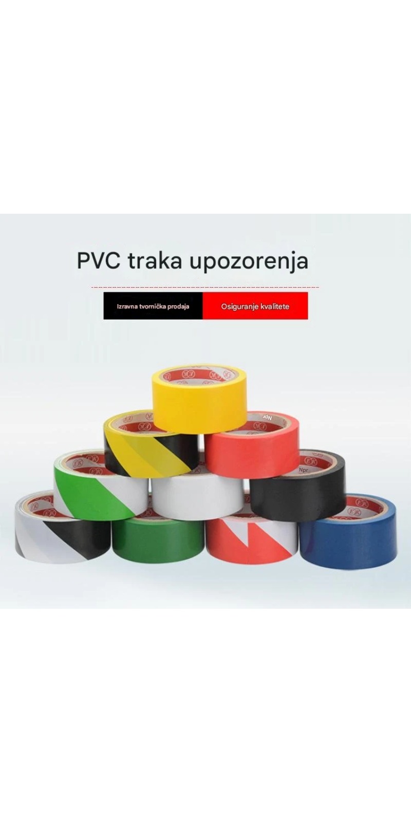 Visoko vidljiva crno-žuta zebra traka za upozorenje - visokokontrastna sigurnosna traka sa prugastim oznakama za klizanje, laka primena za podove, stepenice (kompatibilna sa odećom) - i održavanje