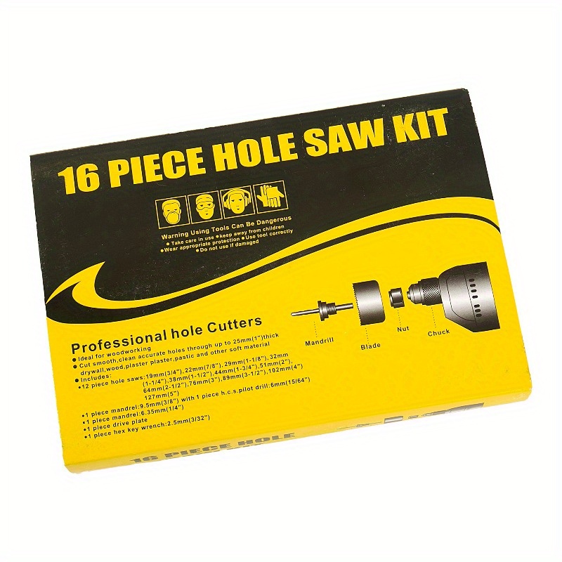 Set bušilica za drvo, plastična cev za lampu, PVC burgija za gipsane ploče, drveni pištolj, ekspanzioni burgiji za bušenje u drvetu