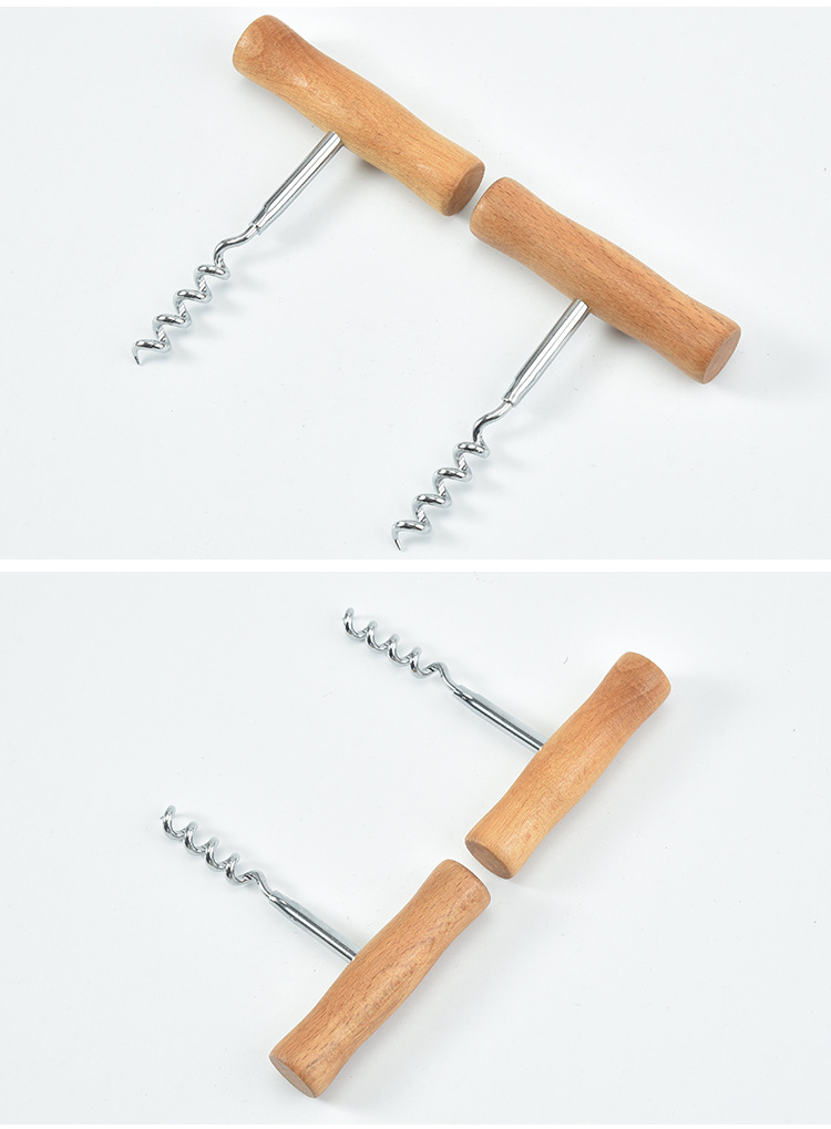 Višenamenski otvarač za flaše i limenke od legiranog čelika za teške uslove rada sa ergonomskom drvenom ručkom - Izdržljivi poluga mehanizam za pivo, sok, vino, kuhinju, kampovanje, piknike - Siguran poluga otvarač za starije osobe, artritis, teške ruke - Izdržljiva kuhinjska oprema za