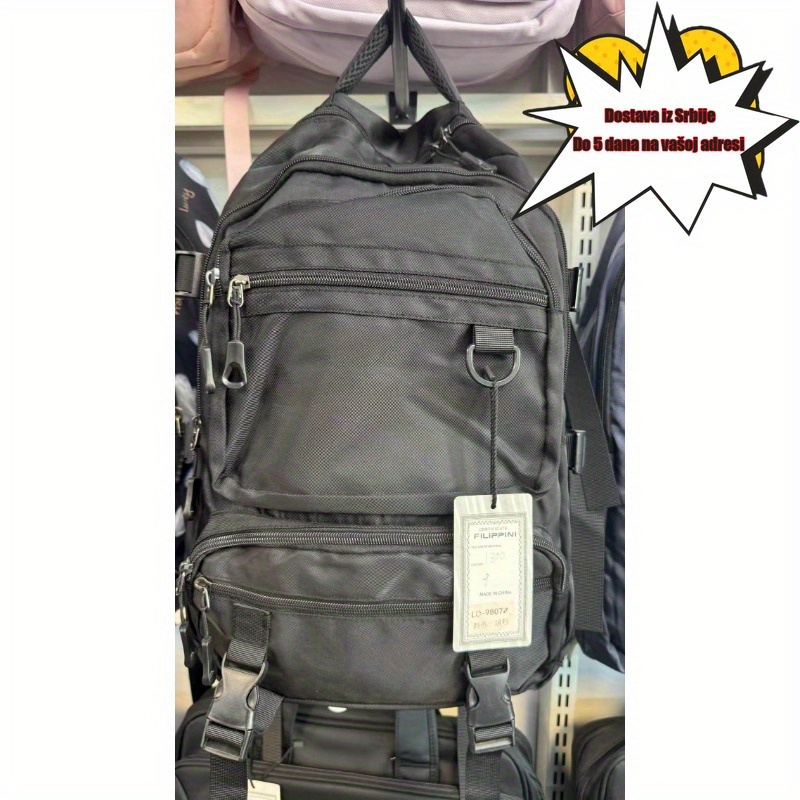 Novi za učenike sa visokim kvalitetom i pregradama za laptop, podstavljenim naramenicama i više odeljaka, tamnosivi sa slovima, podesivim džepom na grudima - Izdržljiv za tinejdžere, fakultet, putovanja, svakodnevnu upotrebu, sa točkićima, za putovanje, za fakultet, poslovno ležerni korisnici, praktični džepovi, tematska tema zastava, školske potrepštine