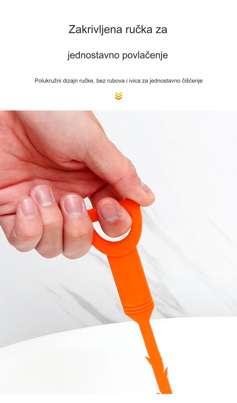 Višestruki Efikasni i Praktični Čistači Cevi sa Alatom sa Kukom za Čišćenje Odvoda | Poliranje i Miris, Bez Surfakata