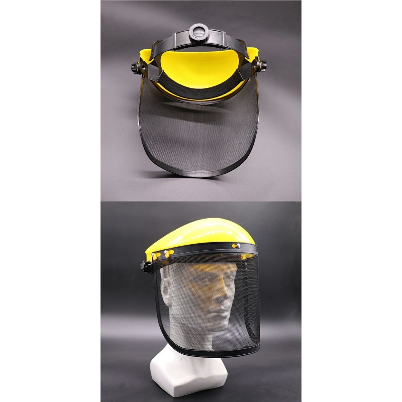 Zaštitna maska sa čeličnom mrežom za glavne kosilice, dizajnirana da bude zaštitna i otporna na udarce, služi kao zaštitna ekrana i šešir od slamke za baštu