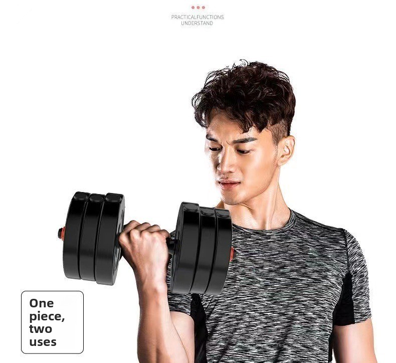 Podesivi set buči od 10kg/15kg/20kg uključuje šipku za buče, ploče za buče, spojnu šipku, matice, podesivu težinu buči - Set buči za kućnu teretanu - Set buči sa pločama za buče, bez baterije, oprema za teretanu/kućni fitnes, težina