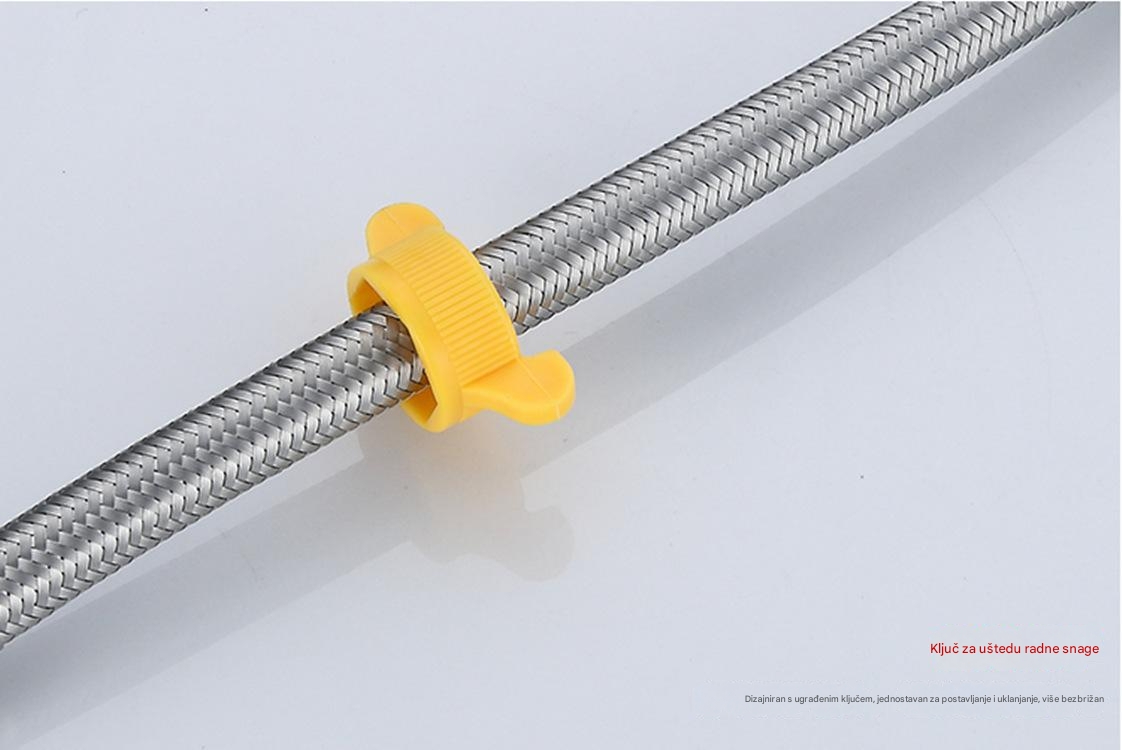 Produžetak za slavinu od nerđajućeg čelika sa pletenim crevom - Izdržljivo fleksibilno produženje za grejač tople vode, sudoperu, tuš/kadu, toalet - Adapter za vodovod sa muškim/muškim konektorima (Kompatibilan sa slavinama i rezervoarima za vodu)