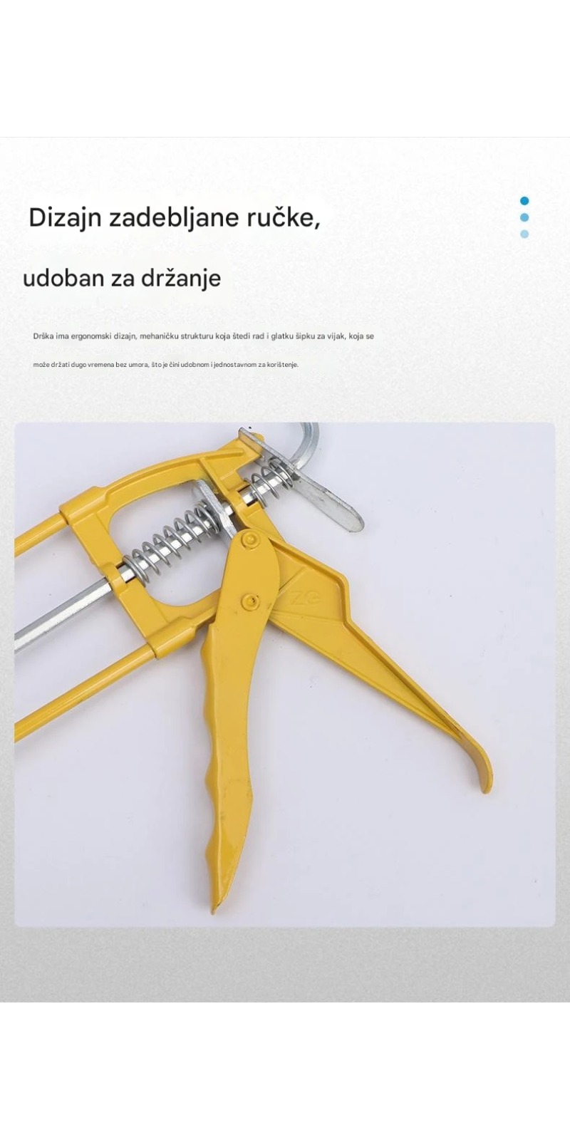 Ručna multifunkcionalna pištolj za fugiranje sa podesivim nastavkom - za teške uslove, lepak i brtvilo za prozore, kade - kompatibilan sa lepkom, fugom, za renoviranje i dekoraciju doma (bez baterija)