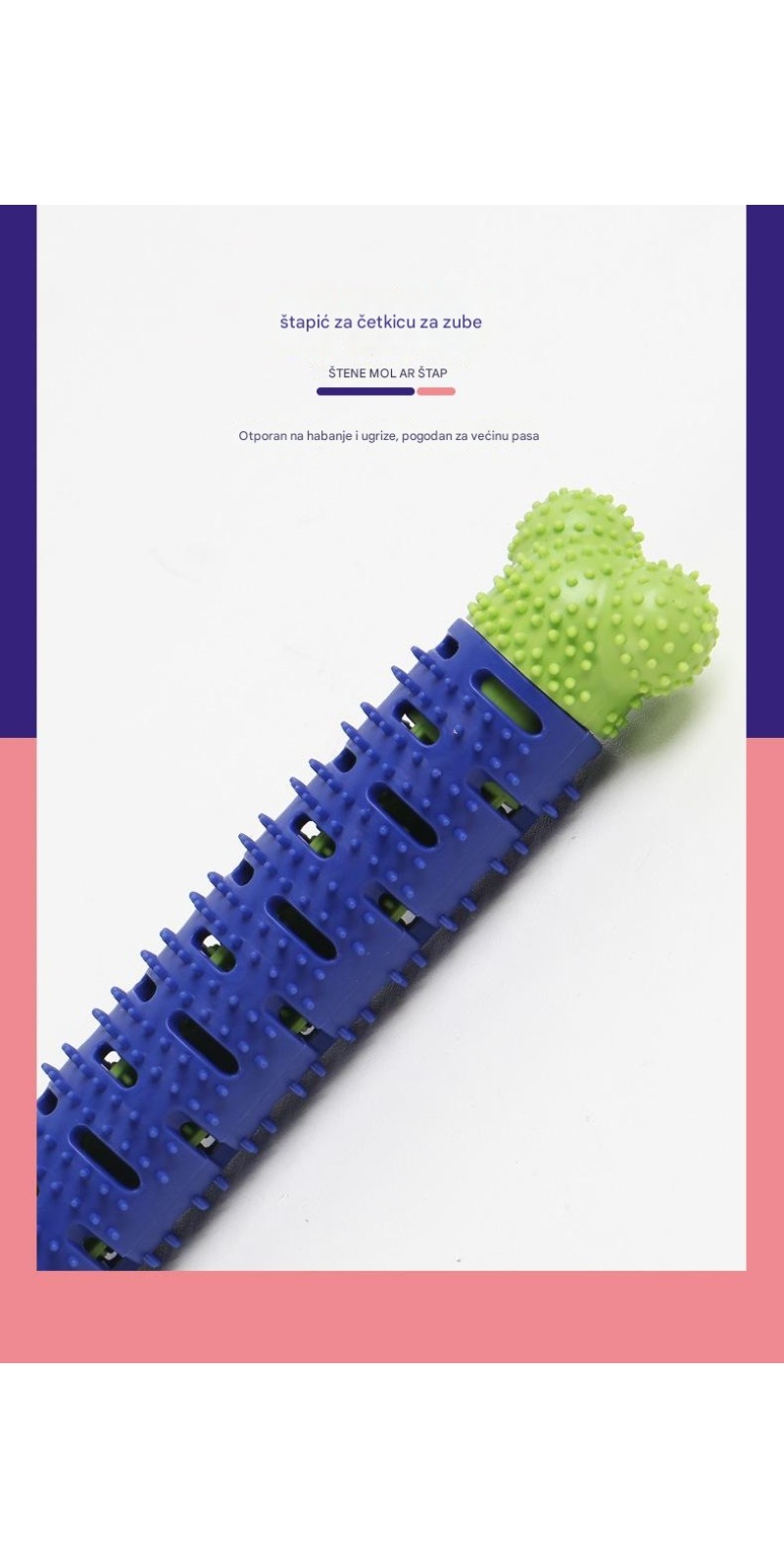 Izdržljive čelične igračke za žvakanje za pse za agresivne žvakače - Izdržljive igračke za čišćenje zuba otporne na žvakanje sa netoksičnim dizajnom, bezbedne za velike rase, interaktivne igračke za žvakanje za štence i odrasle pse, smanjuju anksioznost i izdržljive žvakače