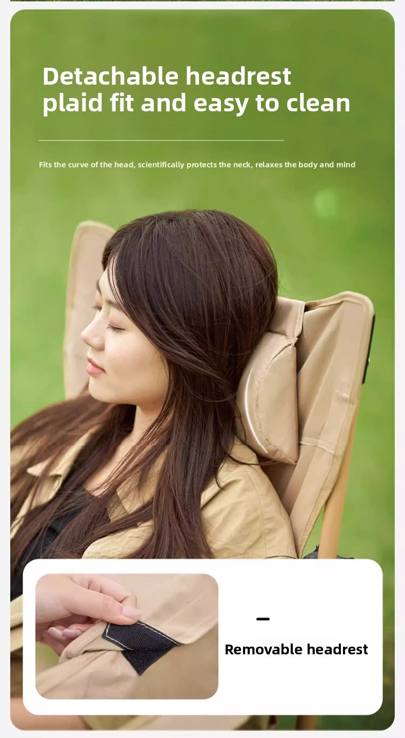 1 kom Velika sklopiva kamp stolica - Podesivi naslonjač sa laganim prenosivim dizajnom, uključuje torbu za nošenje za odrasle - Izdržljiva kompaktna stolica za pecanje, planinarenje, putovanja, kućnu upotrebu i opuštanje | Čvrsta kamp stolica