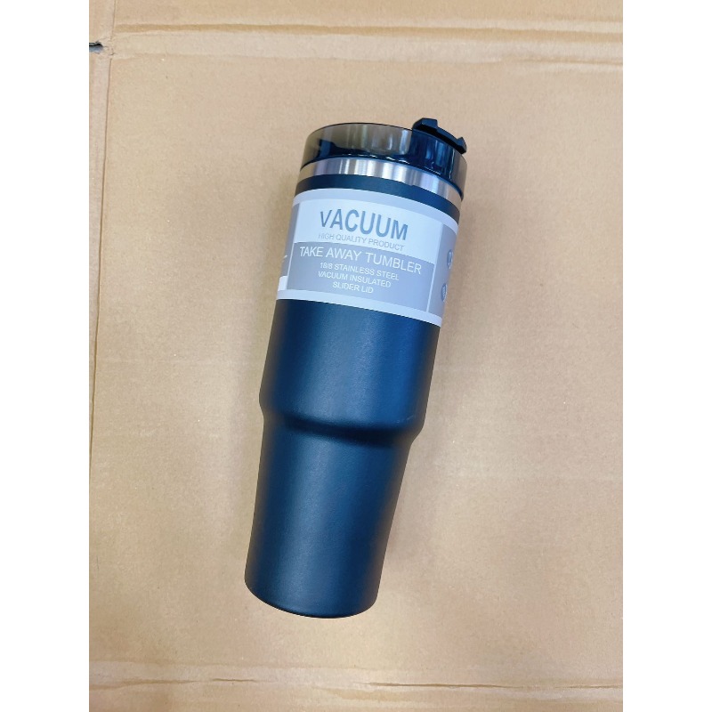 304 Vakuumski termo šolja od nerđajućeg čelika | Putna šolja za tople napitke, ledene pića, putovanja na posao i upotrebu na otvorenom, kapacitet 1L, mat završnica