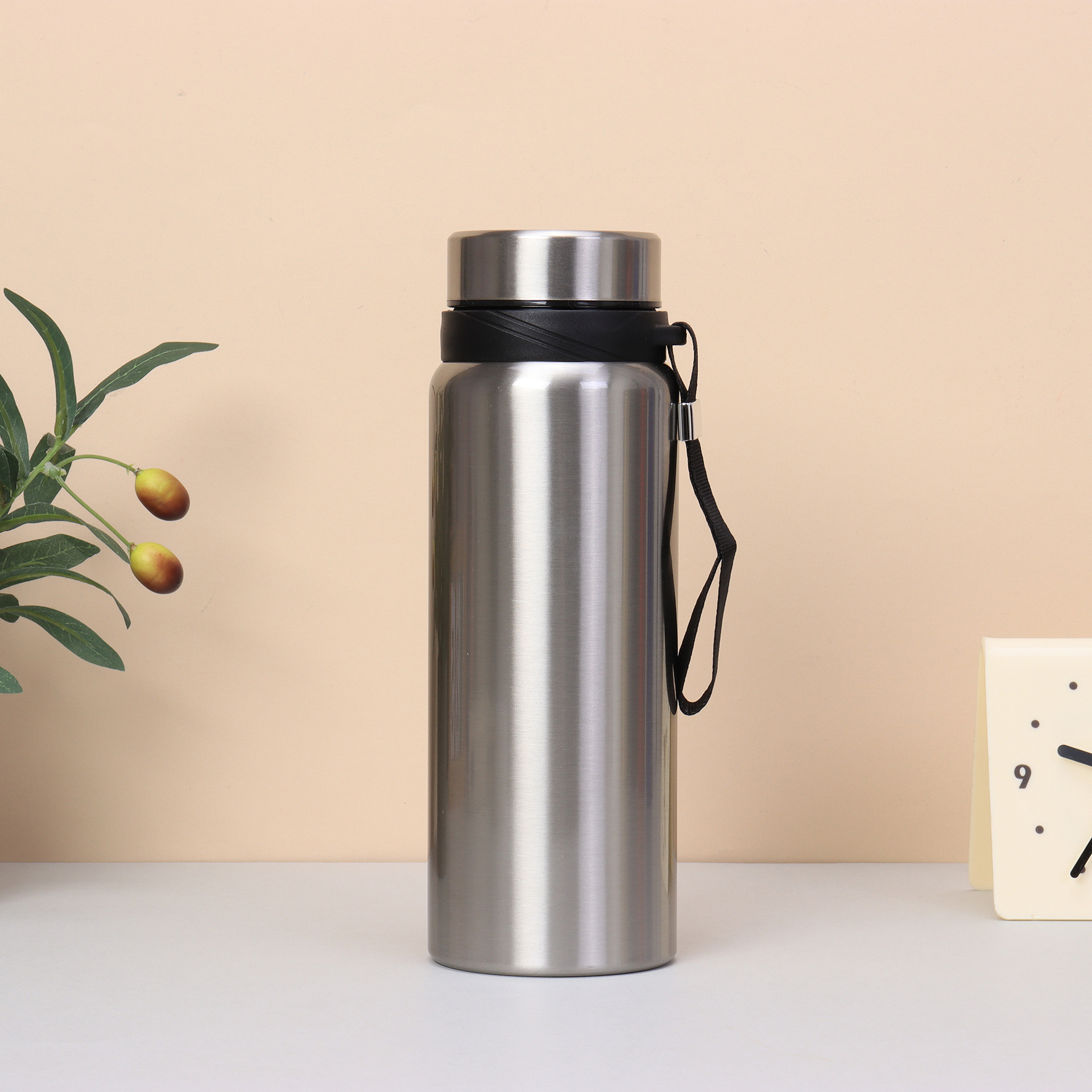 304 Izolovana čaša od nerđajućeg čelika | Prenosivi čajnik velikog kapaciteta za spoljašnju upotrebu, šolja za čaj za kancelariju i posao, idealna za novogodišnje poklone, isključivo ručno pranje