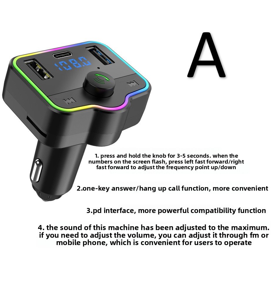 M43/M46 Bežični Auto MP3 Plejer sa 5.0 Čipom, Podrška za USB/SD/TF Kartice, FM Transmiter, Plug & Play, Ekran u Boji, Hands-Free Pozivanje, Glasovna Kontrola, Kompatibilan sa Pametnim Telefonima/Tabletima, USB Napajanje (Nije Potrebna Baterija) - Sistem za Zabavu u Automobilu