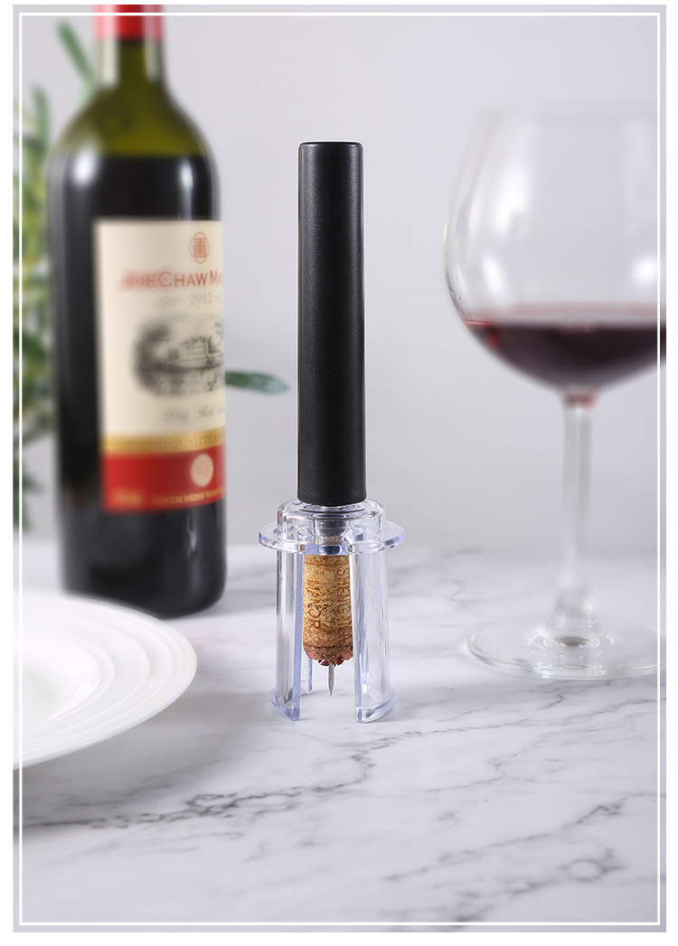 Teški nehrđajući višenamenski set za otvaranje vina - 1-u-1 otvarač za čepove i poklopce sa mehanizmom poluge, prenosivi ručni otvarač za vino, pivo, limenke sode - idealno za zabave, putovanja