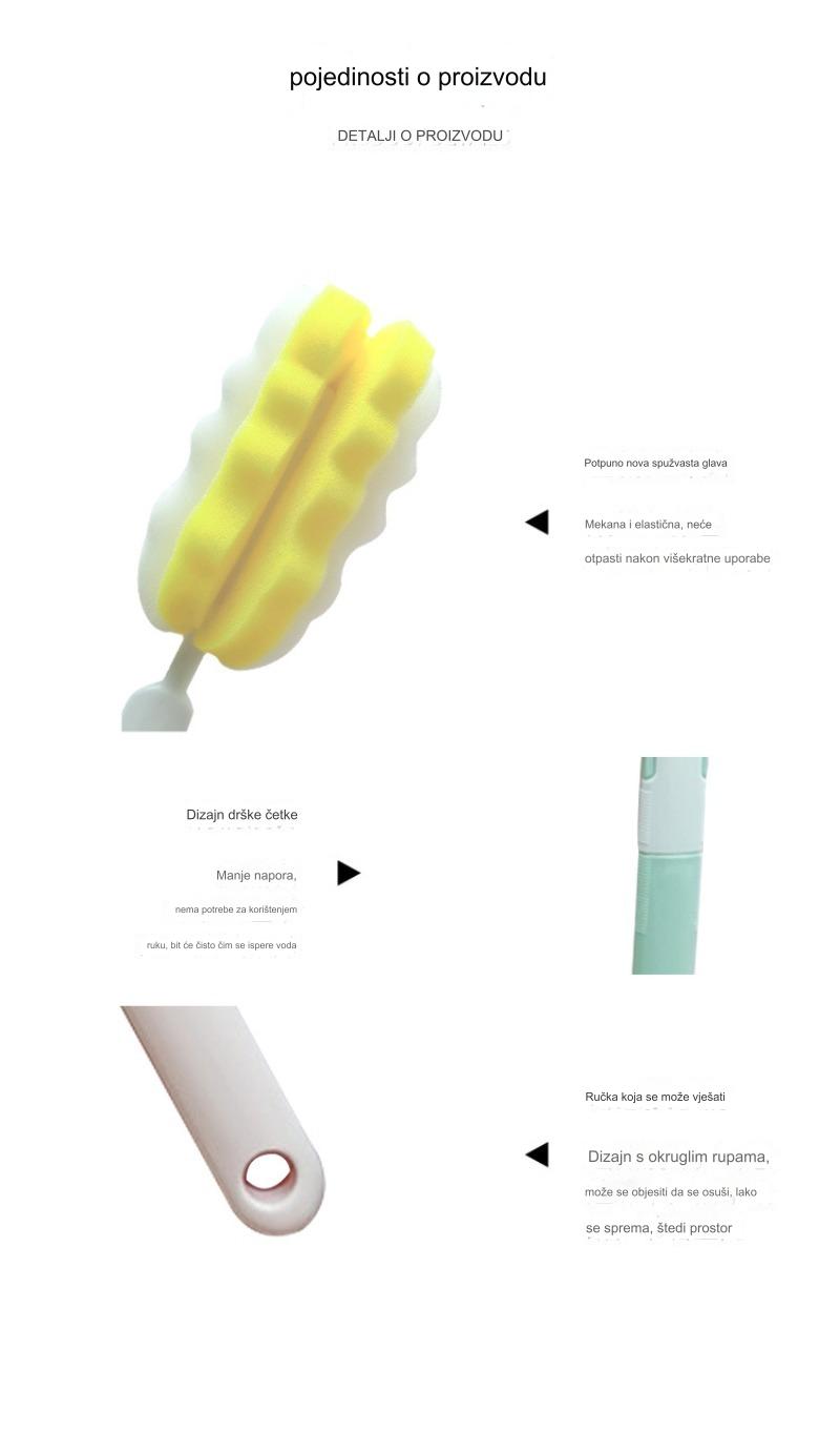 Robusna i svestrana spužva za čišćenje, pogodna za kućnu i kuhinjsku upotrebu - efikasna protiv tvrdoglavih mrlja, masnoće, prljavštine i nečistoća - izdržljiva četka za više površina, posuđe, tiganje, podove, zidove - za komercijalno i kućno čišćenje