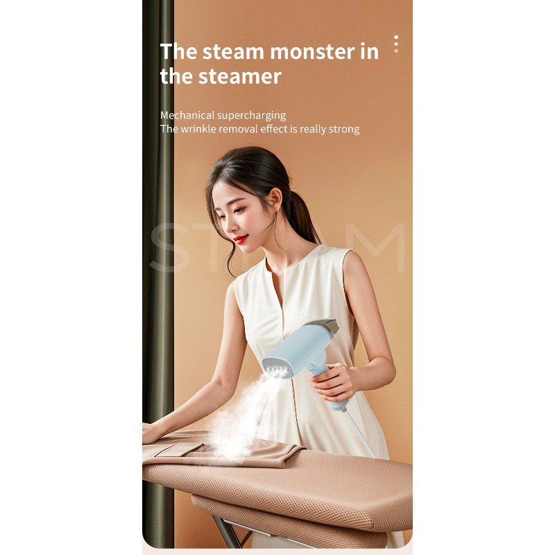 Ručna pegla za veš | Prenosiva mini električna pegla za studente, za kućnu upotrebu sa nepunjivom 9V baterijom