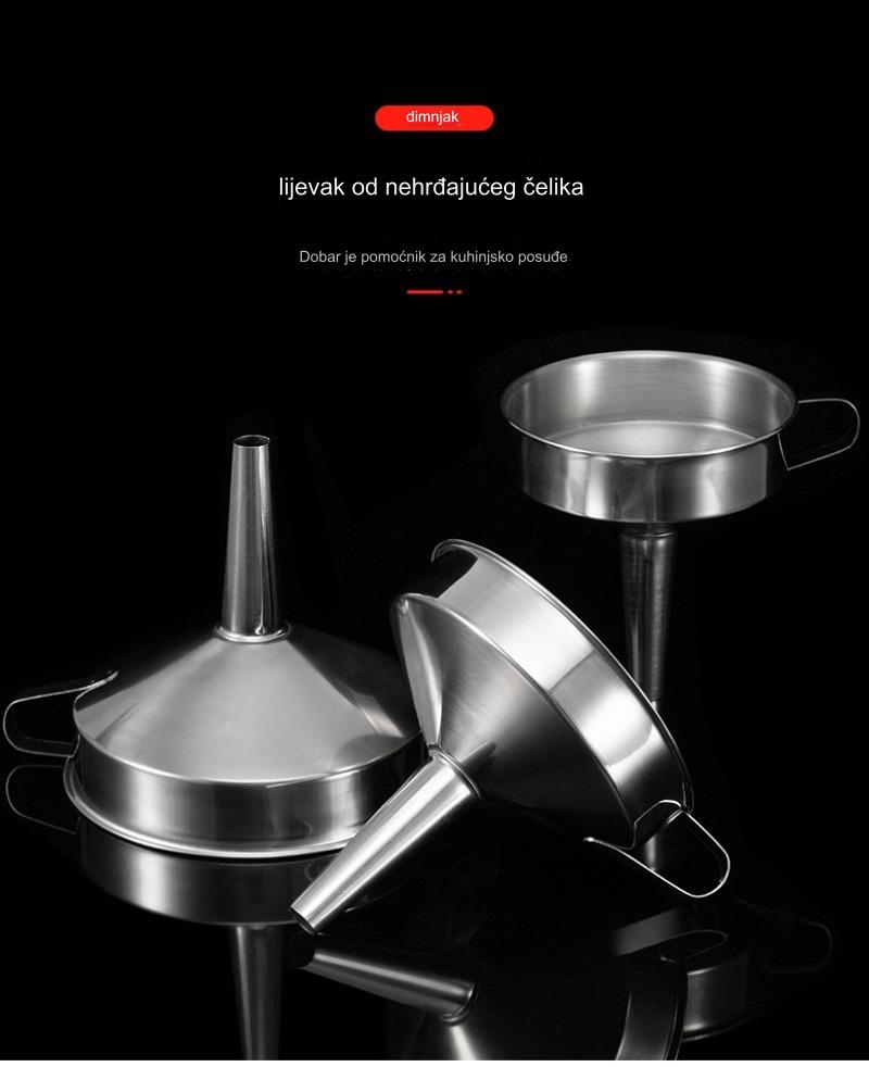 Čelični višenamenski filter sa finom mrežicom - za pravljenje baijiu vina, biljnih dekokcija, pročišćavanje ulja i kuvanje - izdržljiv i lako čistljiv filter za tečnosti, uklanjanje taloga, kuvanje