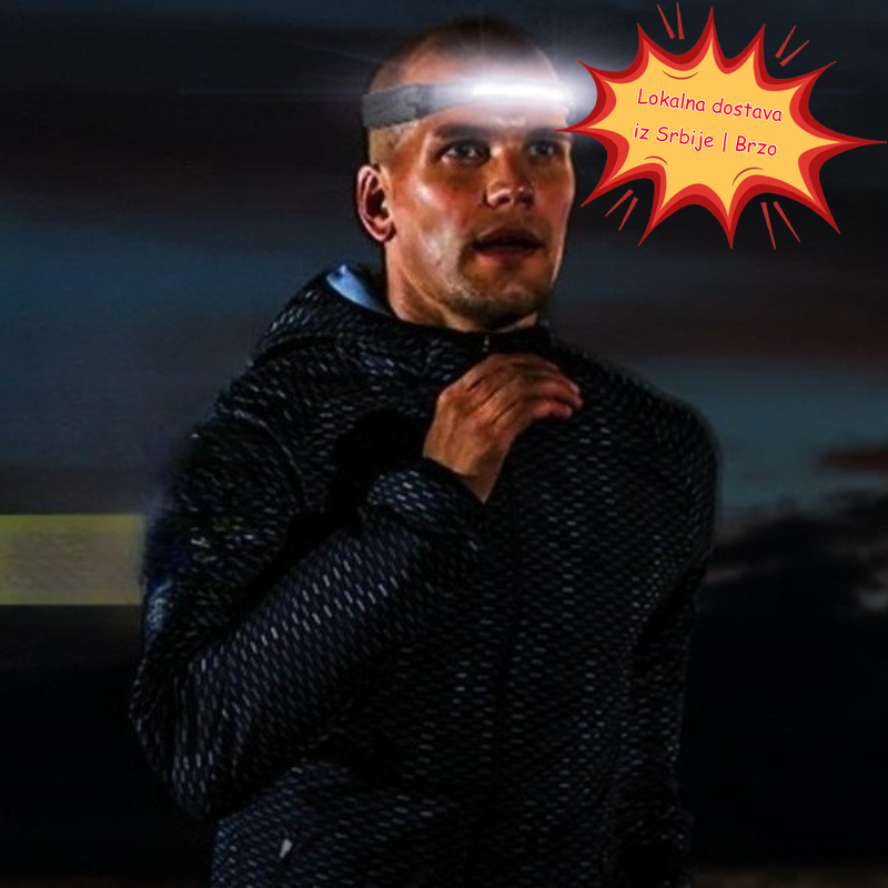 Jaka LED naglavna lampa za noćnu vožnju biciklom i trčanje na otvorenom