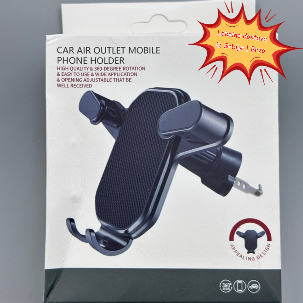 Novi Univerzalni Držač za Telefon za Auto, Dizajniran za Ventilaciju Vozila, Savršen za Navigaciju