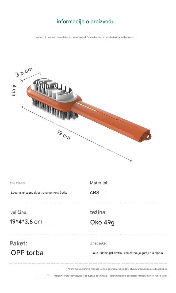 Mekana četka za cipele sa nežnim čekinjama - za osetljivu antilopu, kožne cipele, čizme, odeću i delikatne tkanine - Efikasno uklanjanje mrlja za negu obuće (Kompatibilno sa održavanjem kože i antilope)