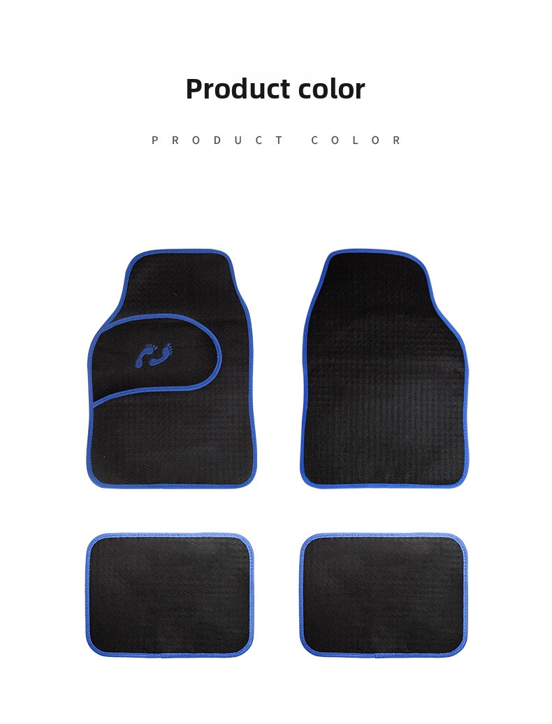 Set od 4 neklizajuće auto patosnice, dugotrajne i otporne na habanje, dodaci za enterijer za sva vozila, univerzalno pristajanje