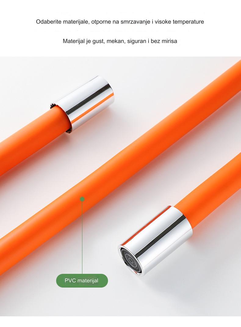 Setovi kupatilskog pribora - Produžetak slavine otporan na prskanje sa univerzalnim filterom, kombinacija kuhinjskog creva za tuširanje, filter za vodu za slavinu u kupatilu, filter za slavinu za vodu, filter za vodu za kupatilo