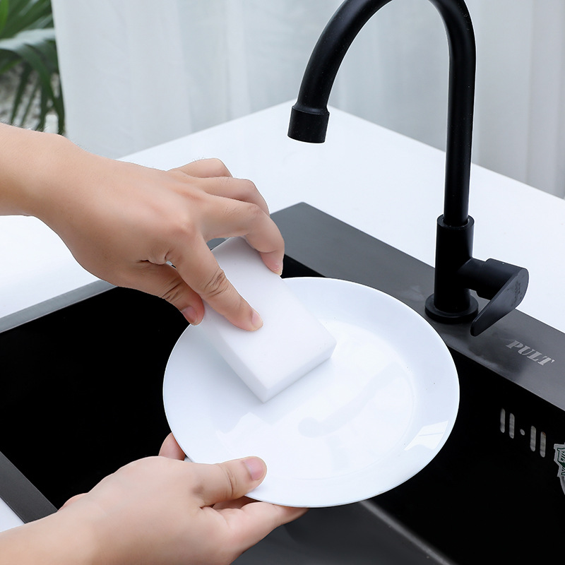 Super upijajuća nano magična spužva za kuhinju - Izdržljiva spužva bez ogrebotina sa nano tehnologijom, otporna na mrlje i mirise, ultra upijajuća za pranje sudova, masnoću, pogodna za lonce, tave i posuđe