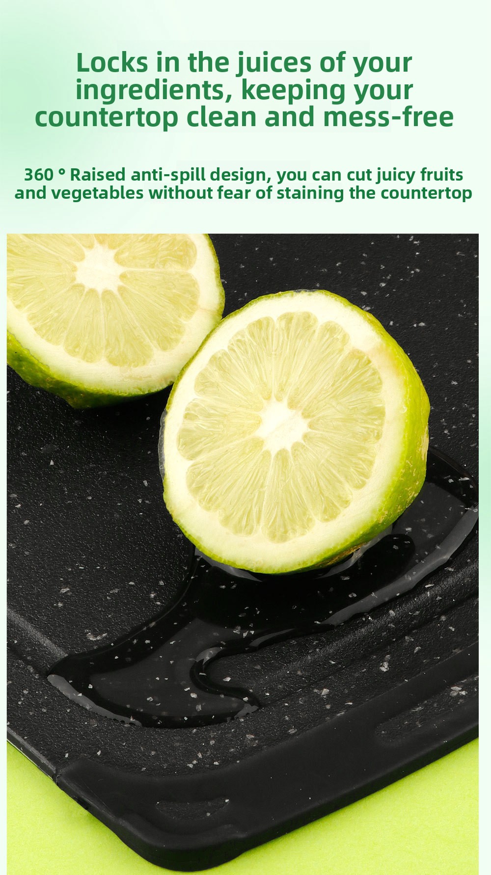 Set dasaka za sečenje od pšenične slame, pogodan za povrće i voće - Plastična daska više veličina sa protivkliznom drškom i dubokim žlebovima za sok, bezbedna za direktnu upotrebu, higijenska daska, za kućnu ili komercijalnu upotrebu