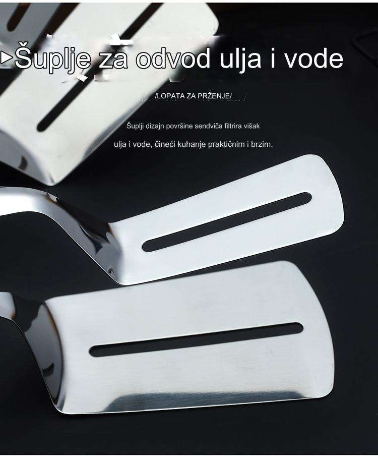 304 Nerđajući Čelik Korejski BBQ Klip sa Ne-Klizajućom Drškom - Izdržljivi Korejski Roštilj Klip za Fiksiranje Mesa, Povrća, Knedli | Kompatibilan sa Korejskim Roštiljima, Štednjacima, Pećnicama (Nije za direktno korišćenje)