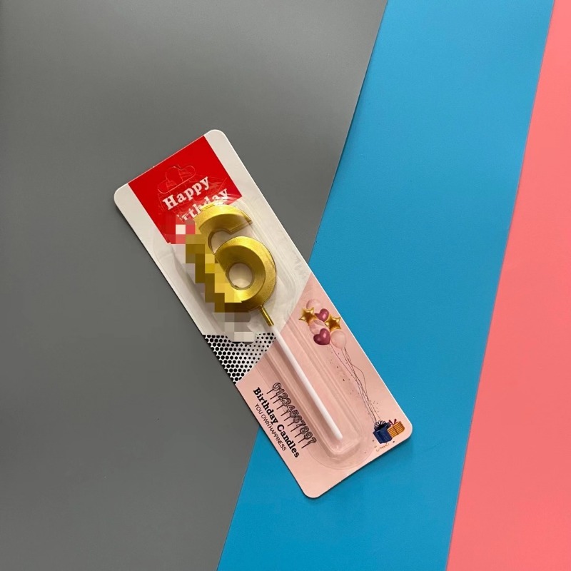 Dijamantna sveća u individualnom pakovanju - Pravi plamen sveće za rođendanske torte, pogodne za upotrebu, vosak (bez) za torte i sveće - Dekoracija za rođendanske zabave