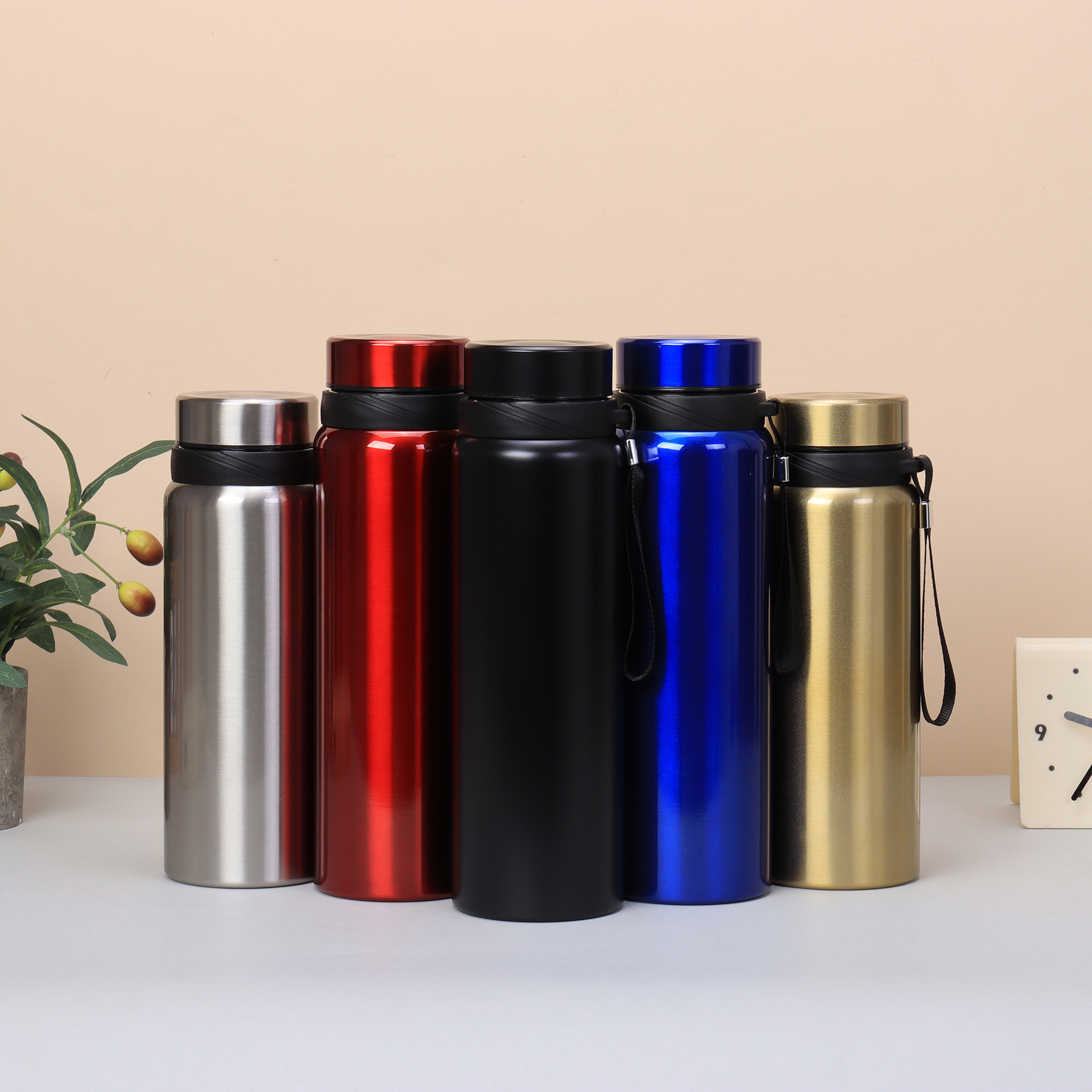 304 Izolovana čaša od nerđajućeg čelika | Prenosivi čajnik velikog kapaciteta za spoljašnju upotrebu, šolja za čaj za kancelariju i posao, idealna za novogodišnje poklone, isključivo ručno pranje