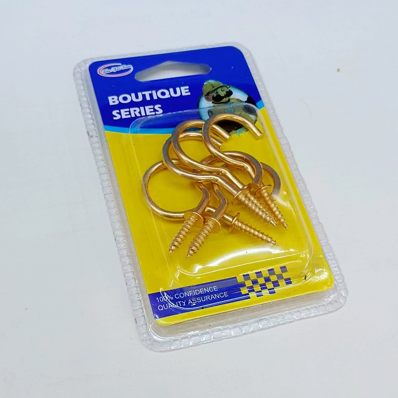 Zadebljana bakarna kuka za čašu za zavese | Izrađena iz jednog dela i ojačani hardverski dodaci