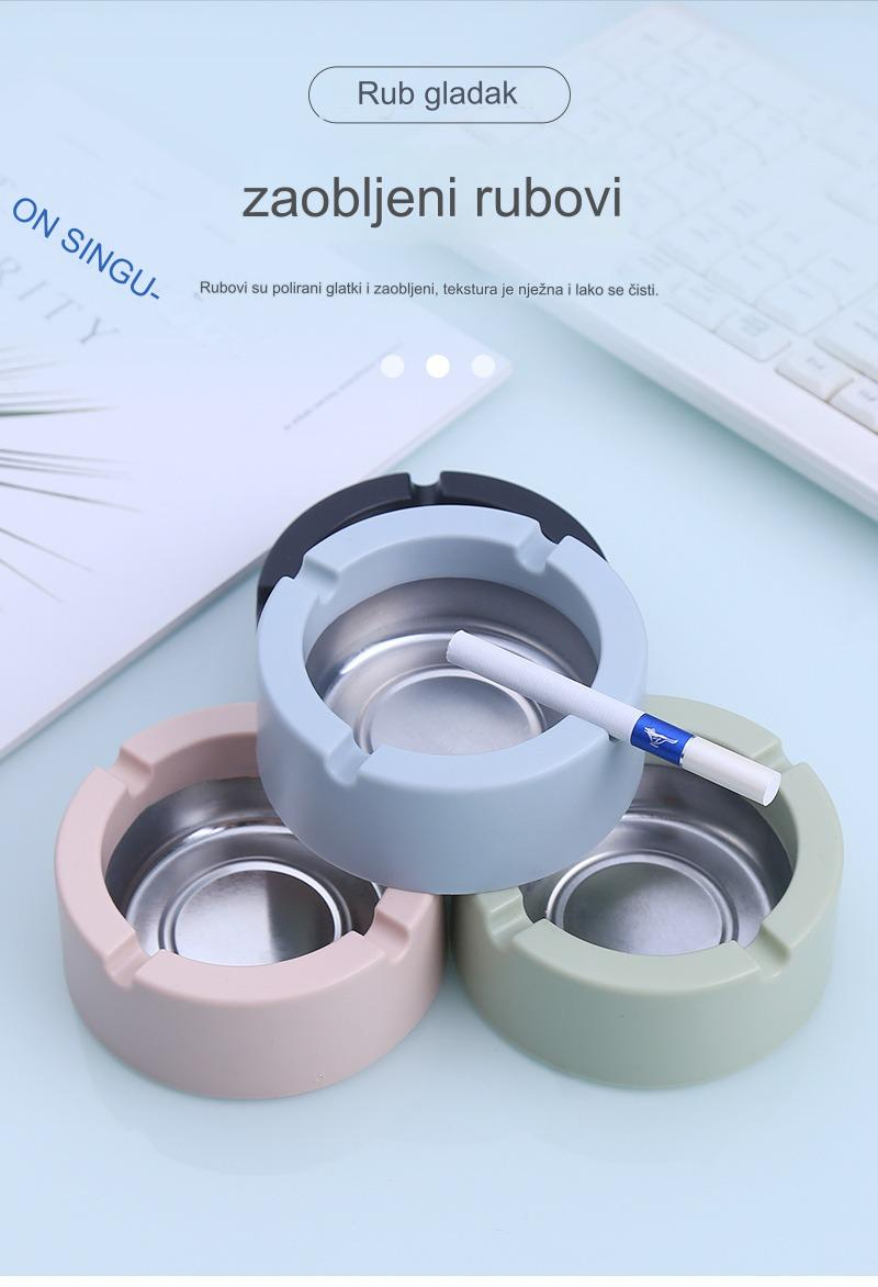 Unikatna pepeljara za cigarete | Veliki kapacitet, personalizovani dizajn, plastični materijal za kućnu i kancelarijsku upotrebu